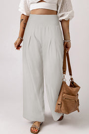 Smocked High Waisted Pants