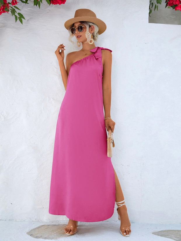 The One Shoulder Silhouette Maxi