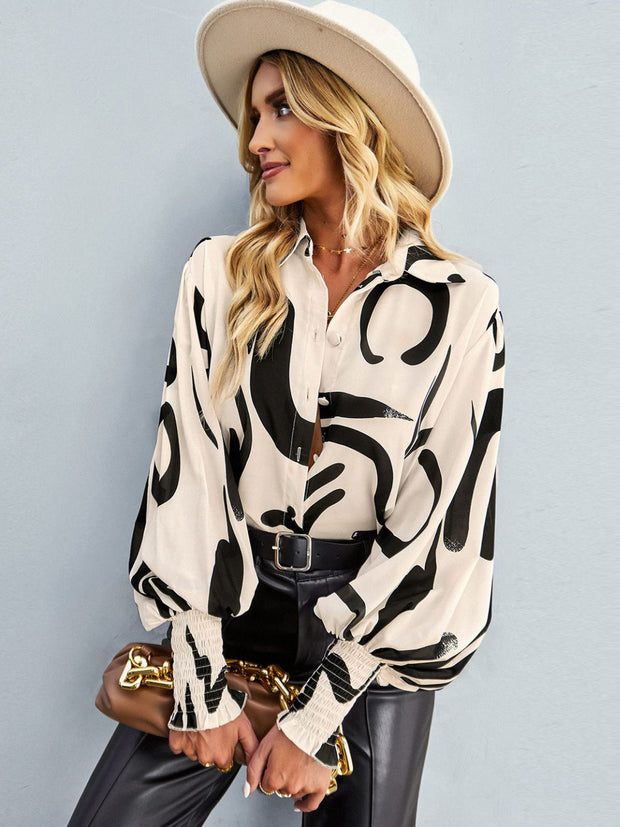 Lantern Sleeve Blouse