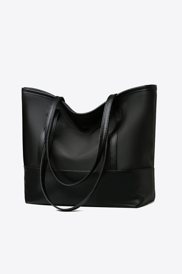 Large Vegan Leather Tote