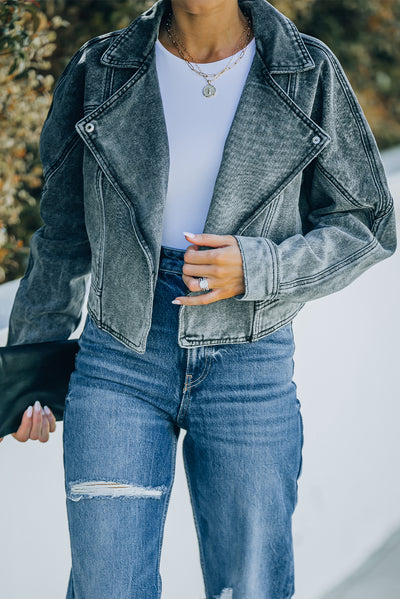 Acid Wash Denim Jacket