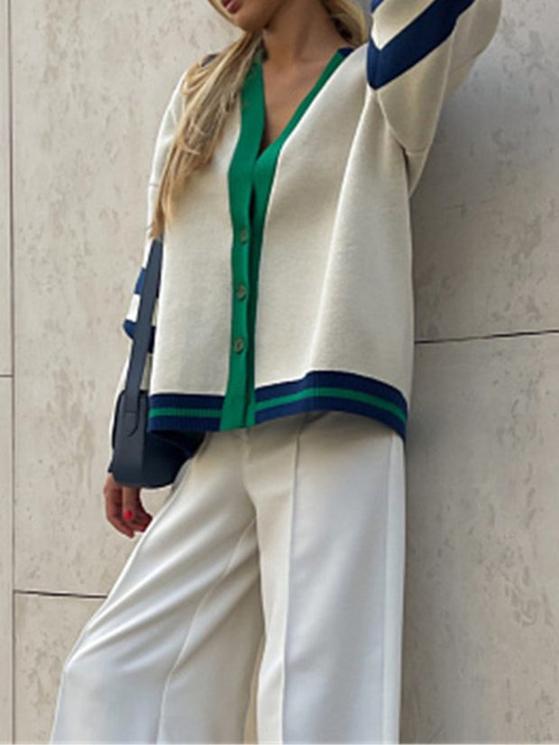 The Contrast Cardigan