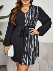 Half n Half Mini Dress