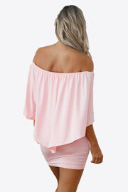 The Off-Shoulder Layered Dress