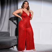Sassy Sequined Jumpsuit