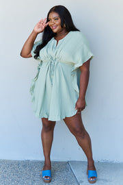Out Of Time Ruffled Hem Mini