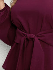 Tied To The Front Blouse