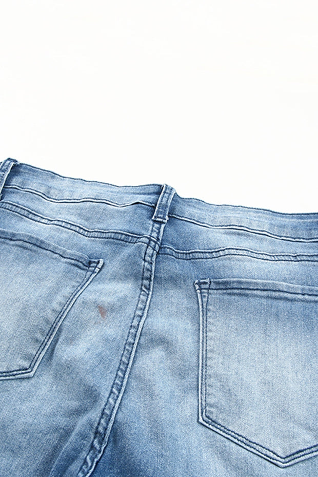 Sky Blue High Rise Skinnies