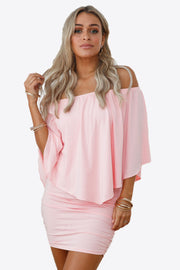 The Off-Shoulder Layered Dress