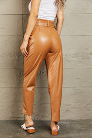 Faux Leather Pants