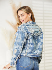 Plaid In Distress Jacket