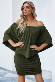 The Off-Shoulder Layered Dress