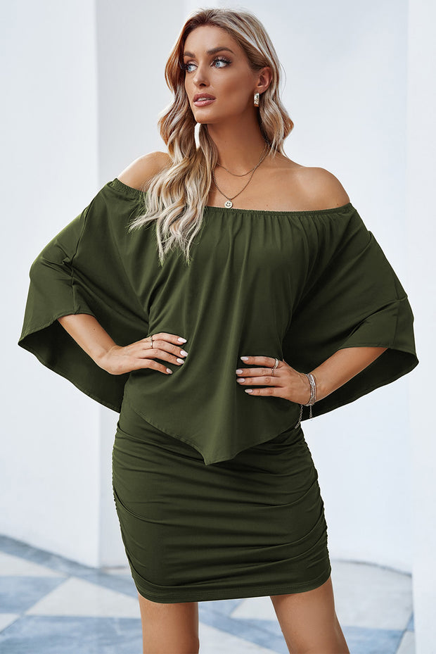 The Off-Shoulder Layered Dress