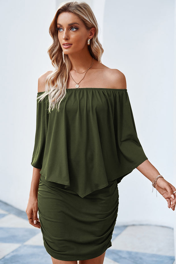 The Off-Shoulder Layered Dress
