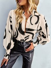 Lantern Sleeve Blouse