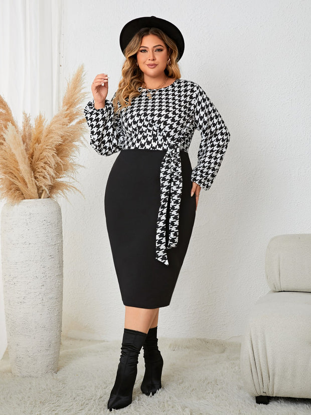 Classic Houndstooth Midi