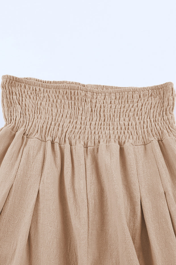 Smocked High Waisted Pants