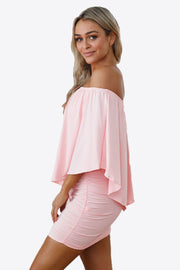 The Off-Shoulder Layered Dress