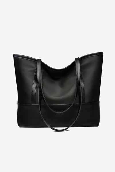 Large Vegan Leather Tote