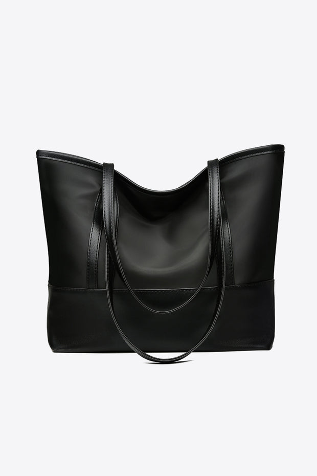Large Vegan Leather Tote