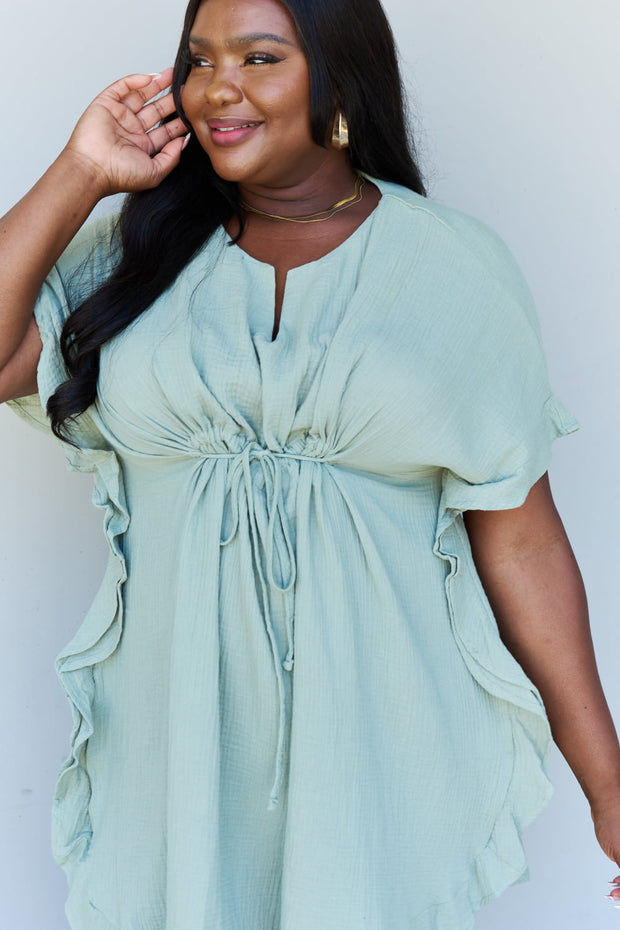 Out Of Time Ruffled Hem Mini