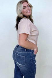 Distressed Ankle Skinny Jeans