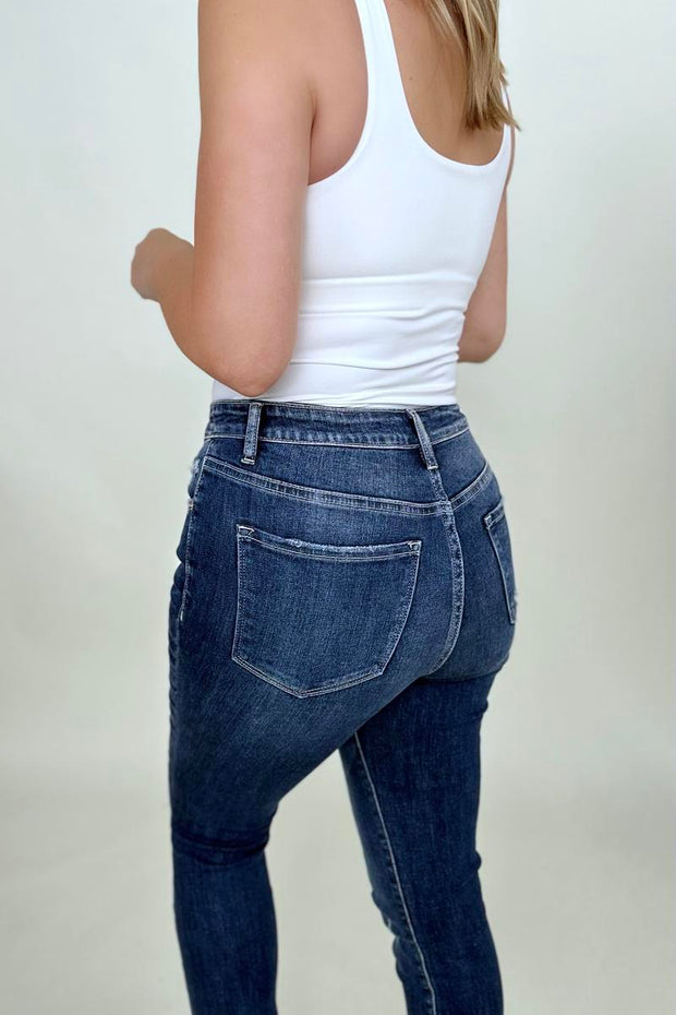 Distressed Ankle Skinny Jeans