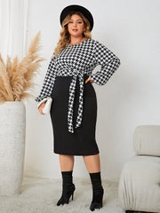 Classic Houndstooth Midi