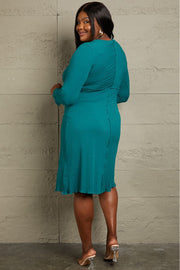 Chevron Midi Dress