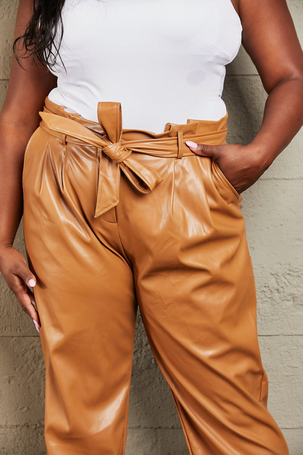 Faux Leather Pants