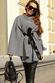 Houndstooth Poncho