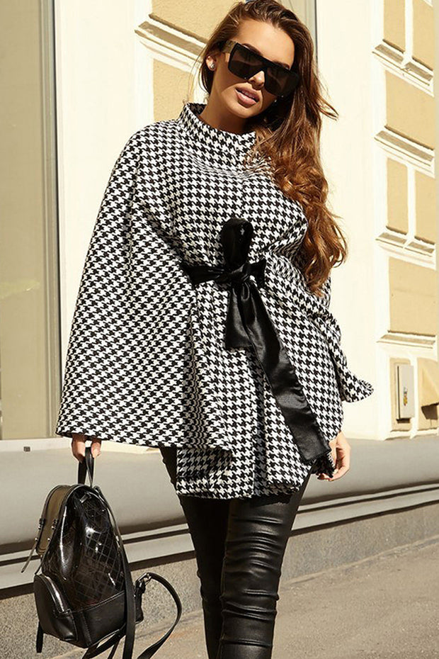 Houndstooth Poncho