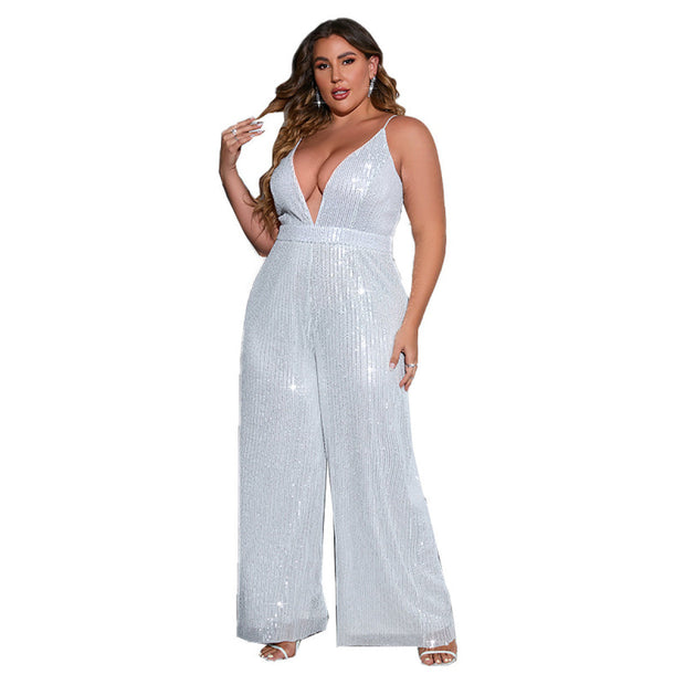 Sassy Sequined Jumpsuit