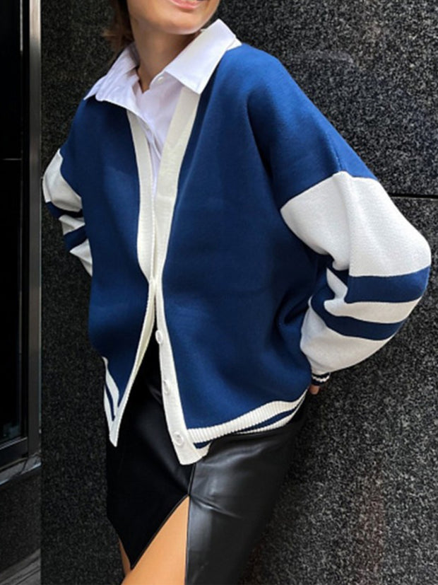The Contrast Cardigan