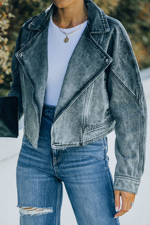Acid Wash Denim Jacket