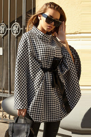 Houndstooth Poncho