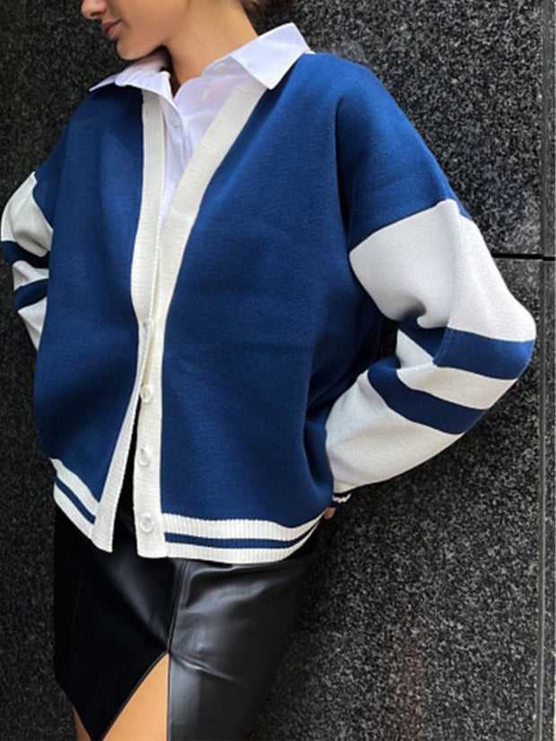 The Contrast Cardigan