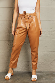 Faux Leather Pants