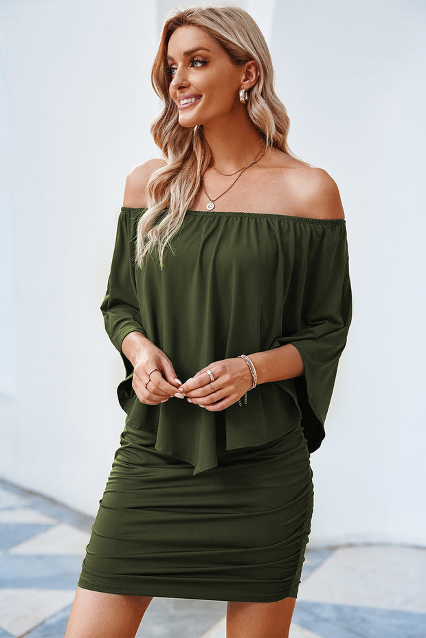 The Off-Shoulder Layered Dress