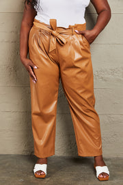Faux Leather Pants