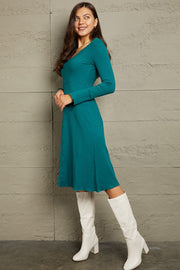 Chevron Midi Dress