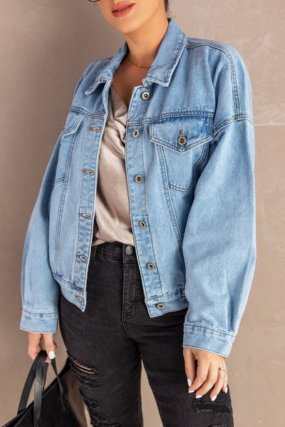 Button Down Denim Jacket