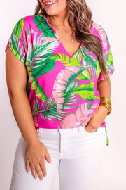 La Tropicana  V Neck Blouse