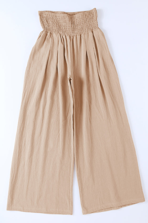 Smocked High Waisted Pants
