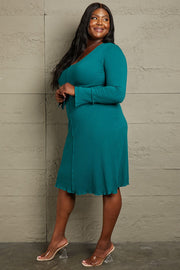 Chevron Midi Dress