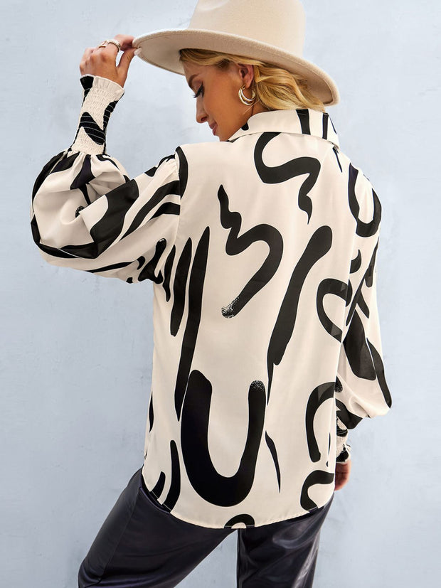 Lantern Sleeve Blouse