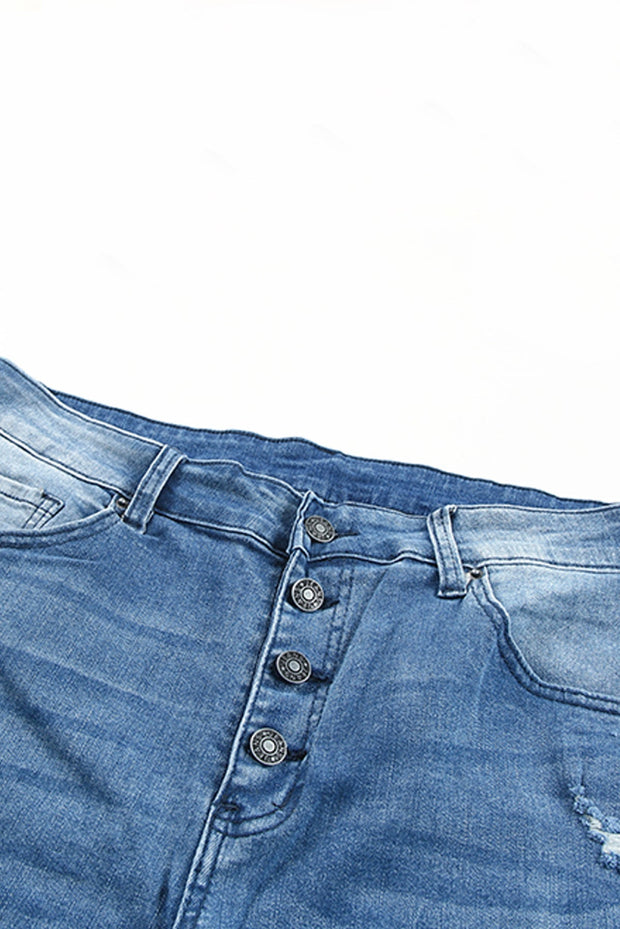 Sky Blue High Rise Skinnies