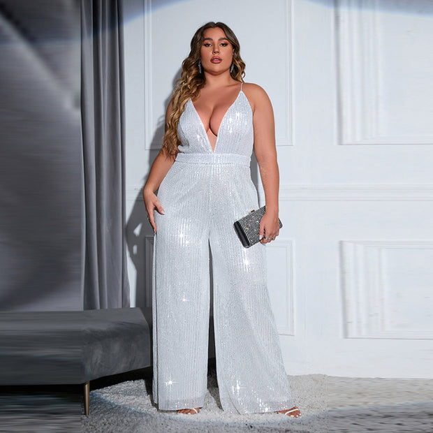 Sassy Sequined Jumpsuit